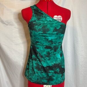 88. Lululemon meshed up one shoulder tank